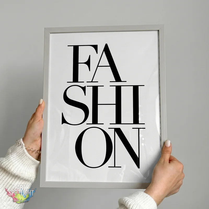 FASHION BLACK TYPOGRAPHY