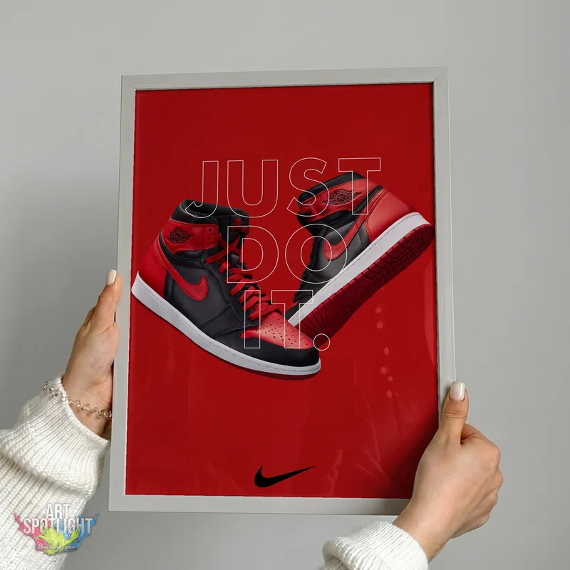 AIR JORDAN 1 BLACK AND RED
