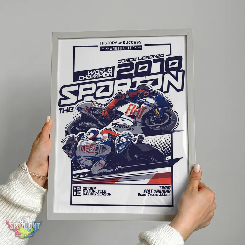 JORGE LORENZO 2010 WORLD CHAMPION