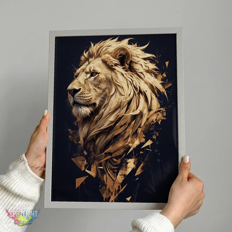 GOLDEN LION IN FRAGMENTS