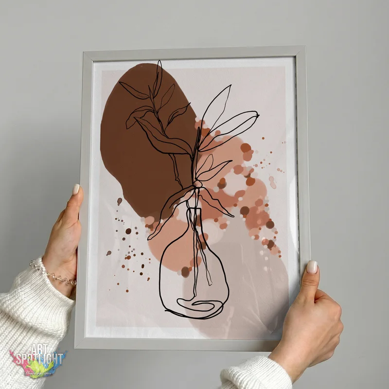 BOTANICAL STEMS IN A VASE
