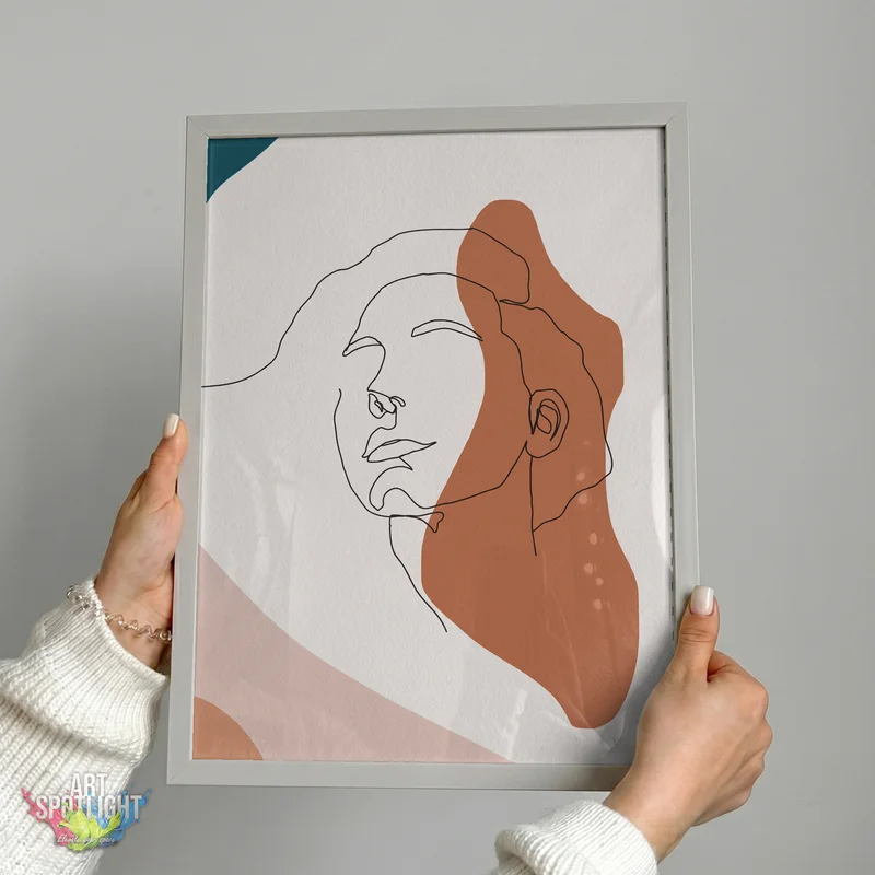 ABSTRACT LINE PORTRAIT