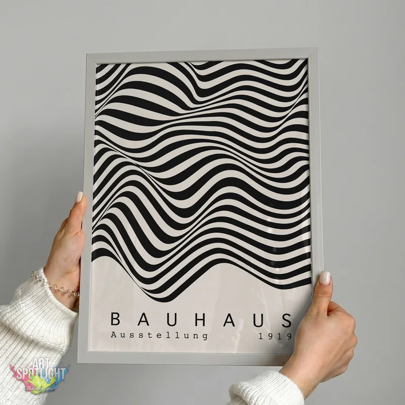 BLACK AND WHITE WAVES