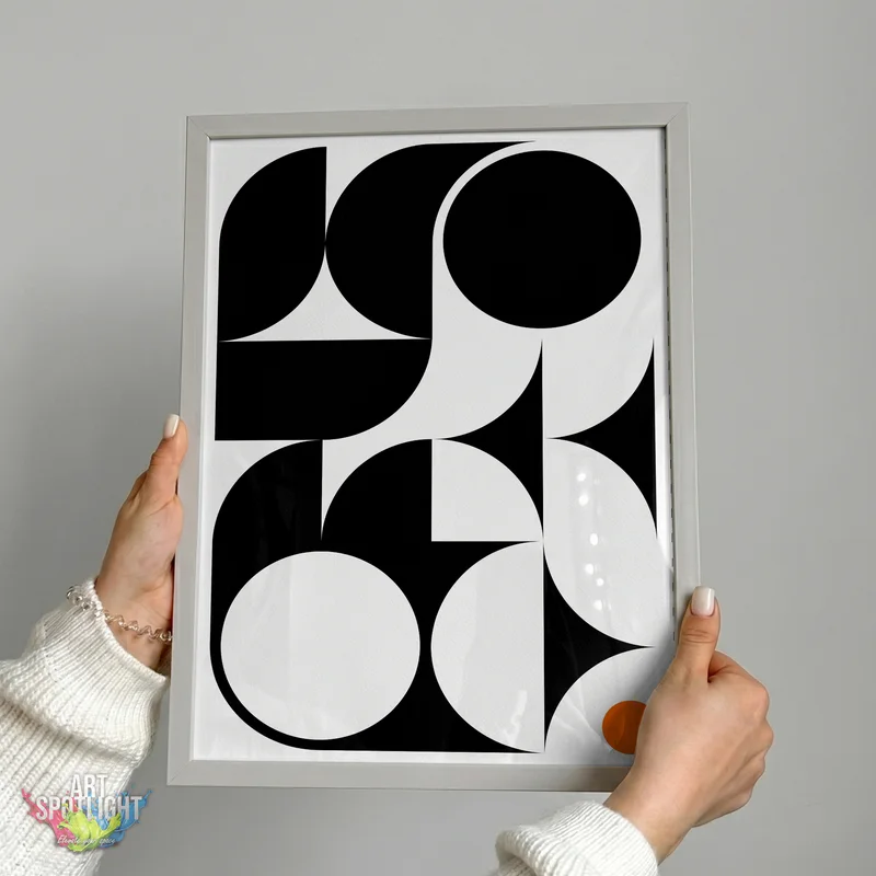 BLACK CURVES ORANGE CIRCLE