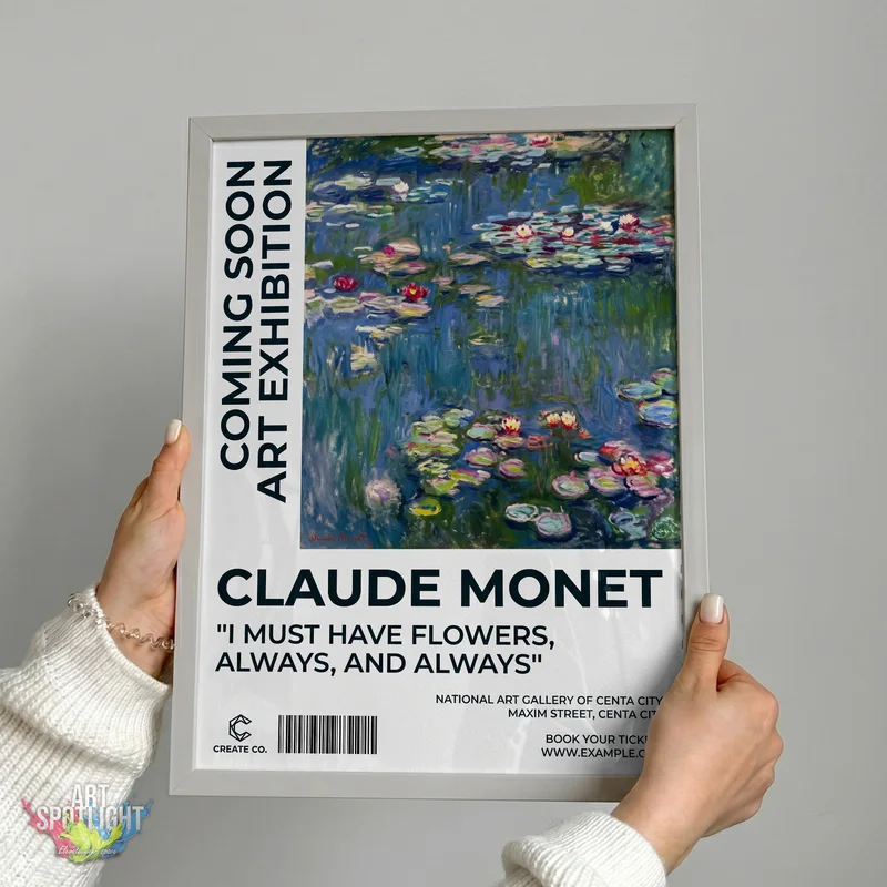WATER LILIES — CLAUDE MONET