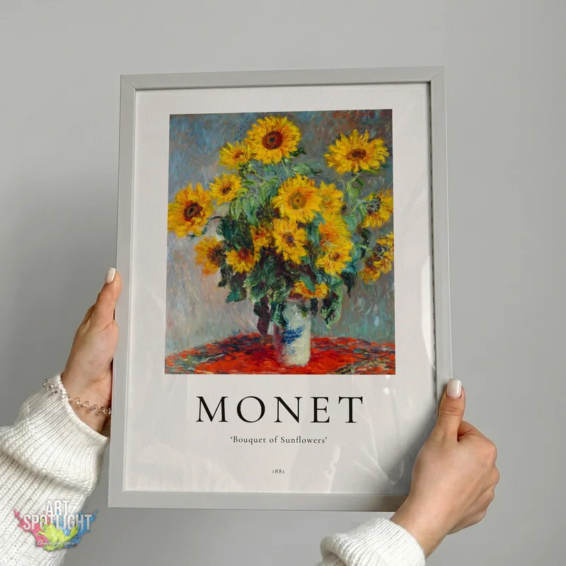 BOUQUET OF SUNFLOWERS — CLAUDE MONET