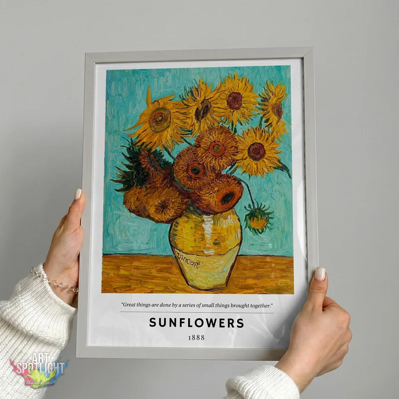 SUNFLOWERS BY VINCENT VAN GOGH