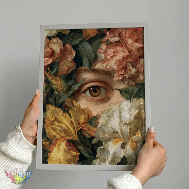 THE GAZE BENEATH THE BLOOMS