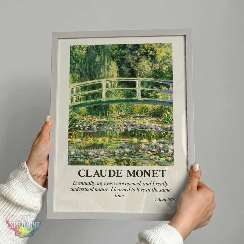 CLAUDE MONET — LILY POND BRIDGE