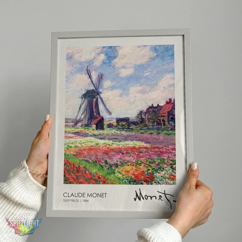TULIP FIELDS — CLAUDE MONET