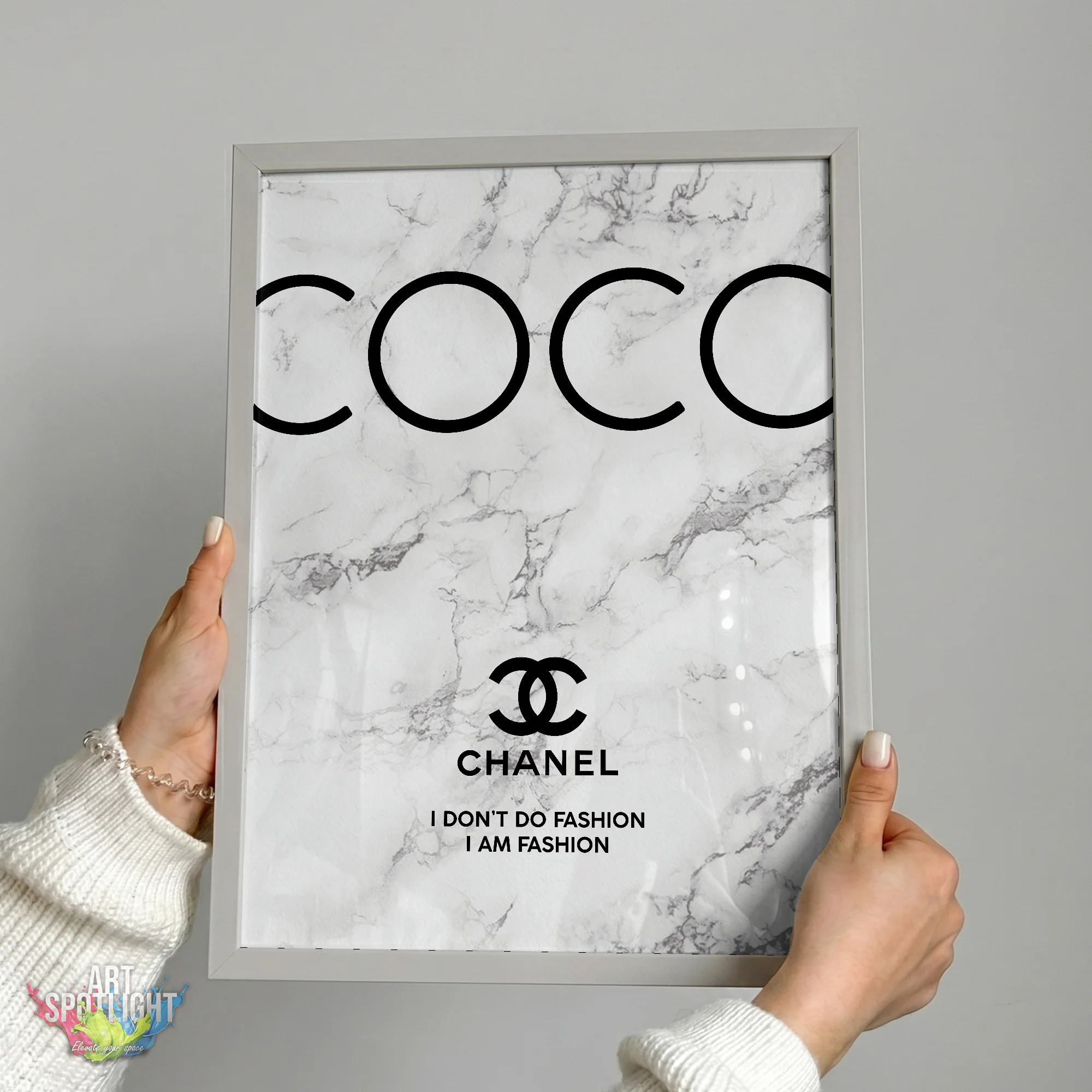 COCO CHANEL WHITE MARBLE