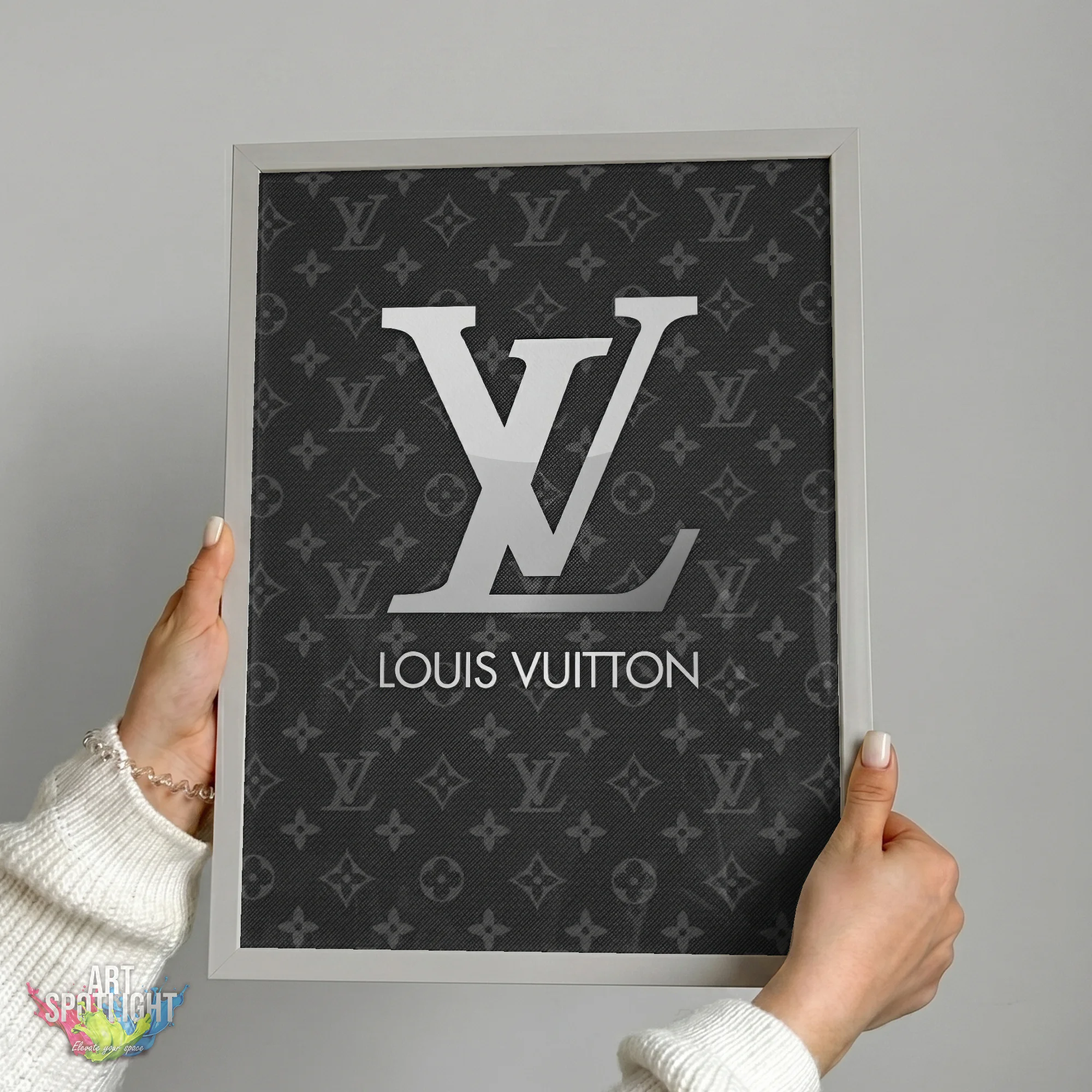 LOUIS VUITTON BLACK MONOGRAM