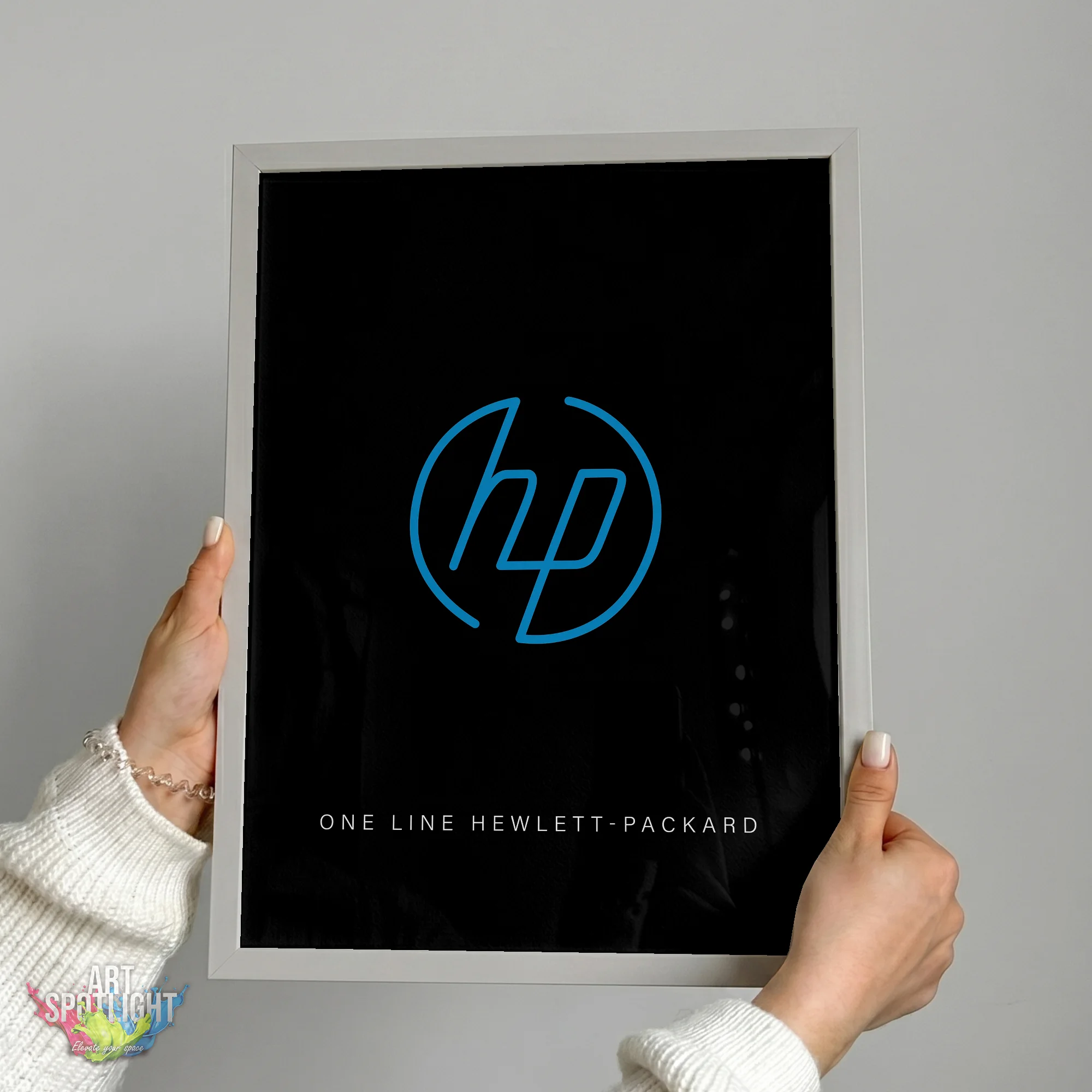 HP ONE LINE LOGO
