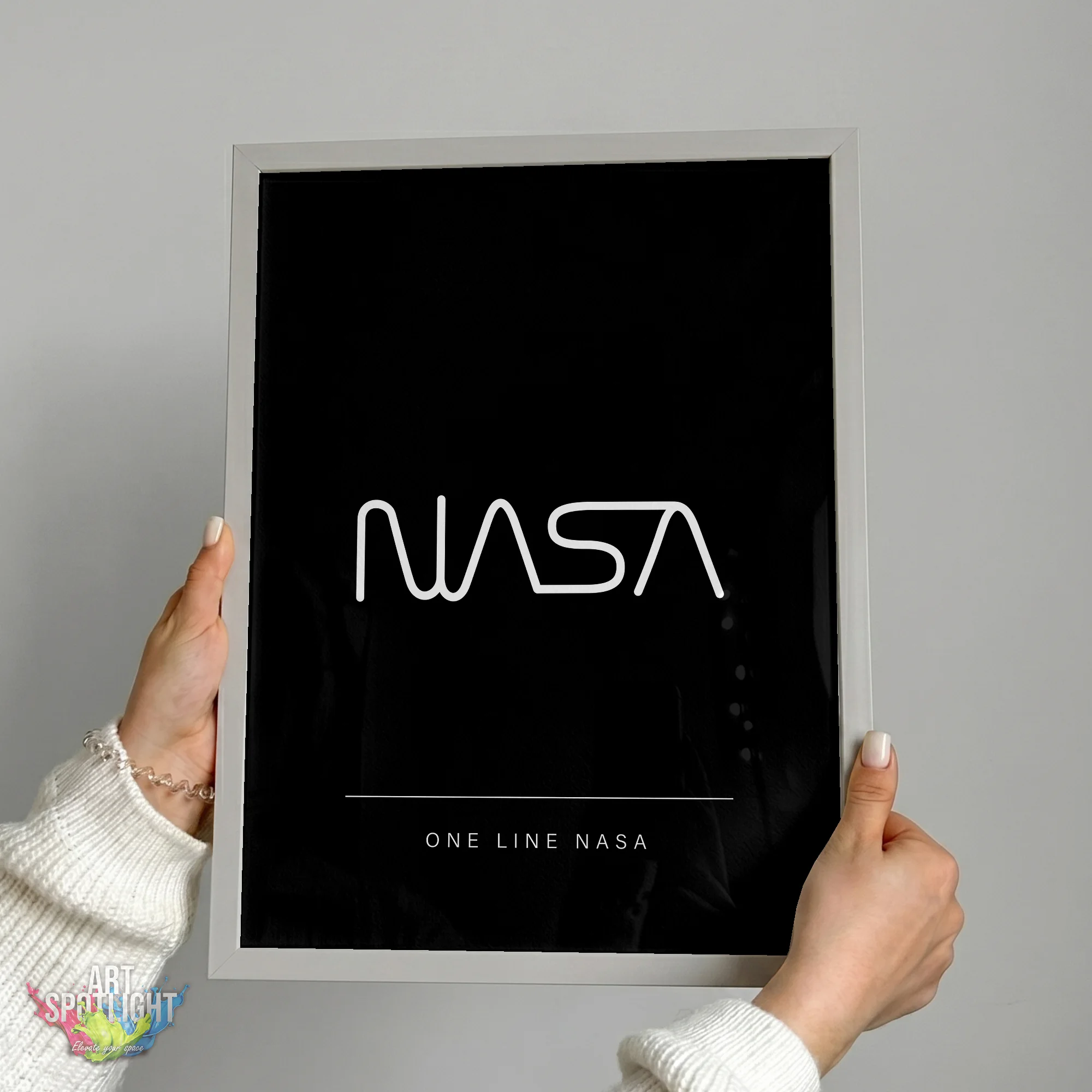 NASA ONE LINE LOGO