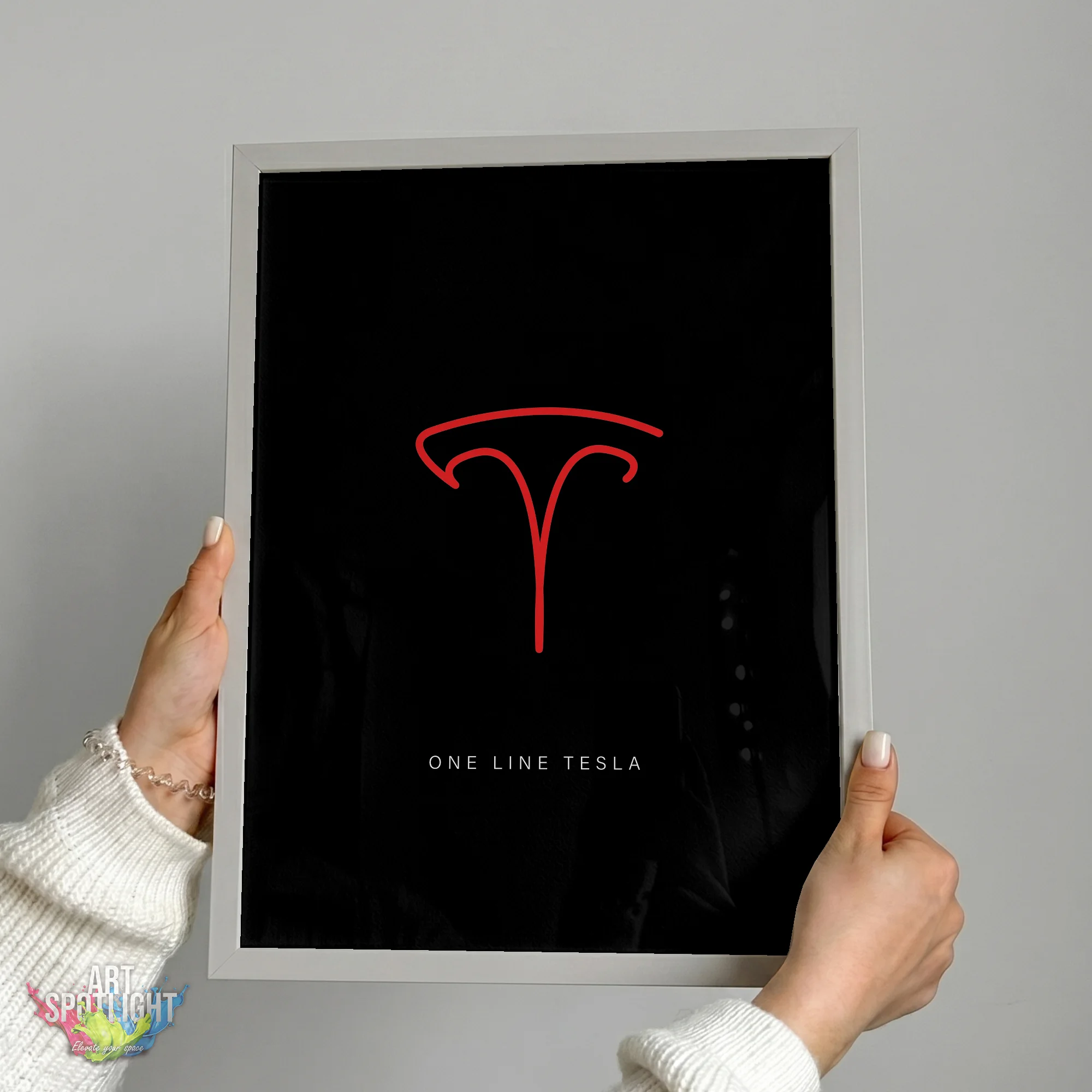 TESLA ONE LINE LOGO