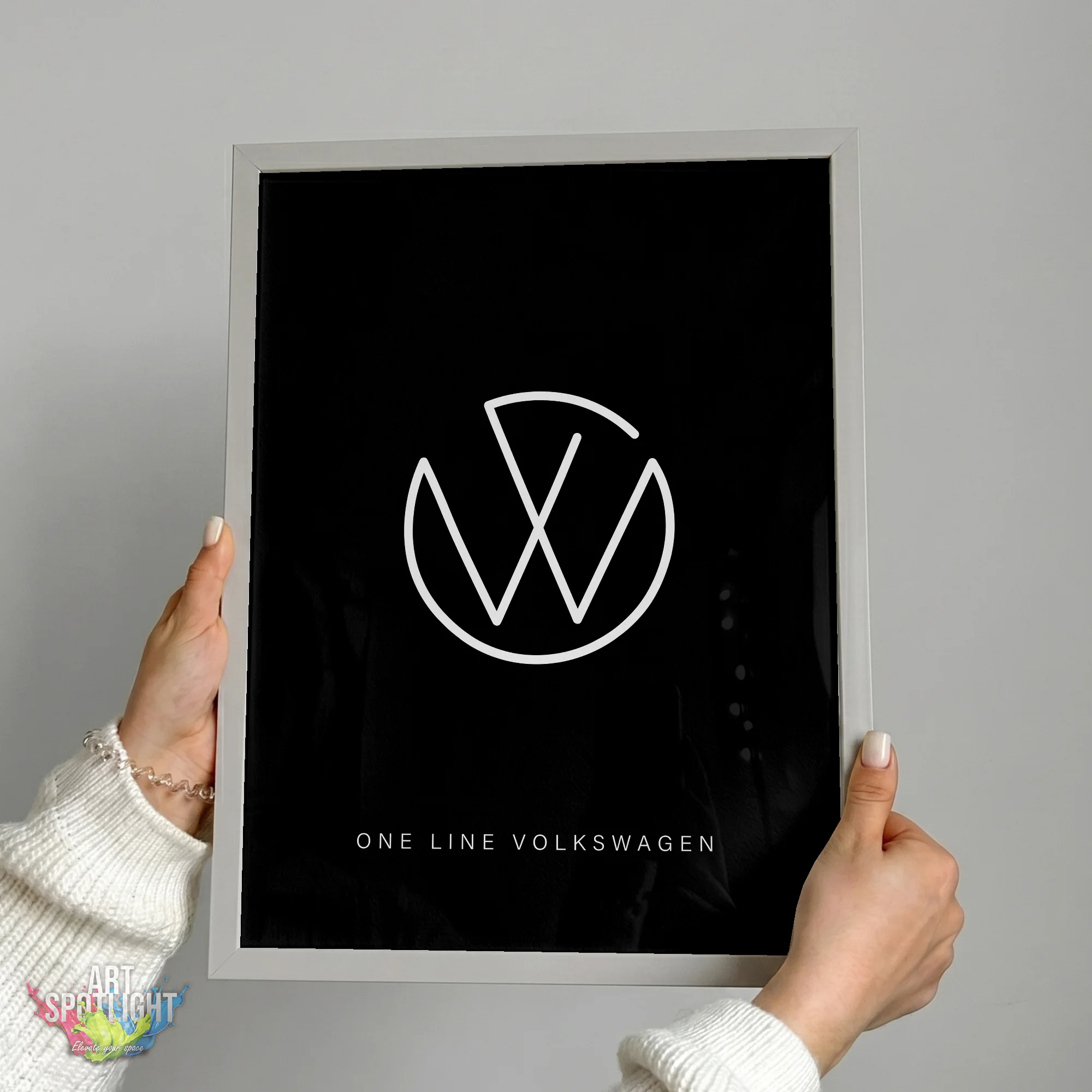 VOLKSWAGEN ONE LINE LOGO