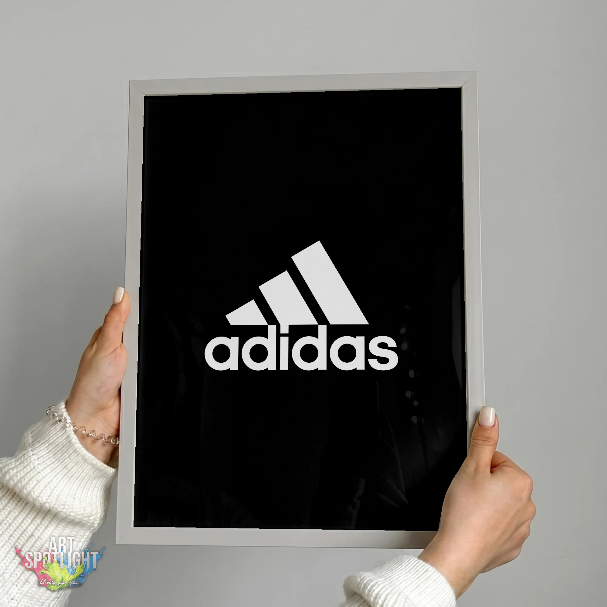 ADIDAS WHITE LOGO