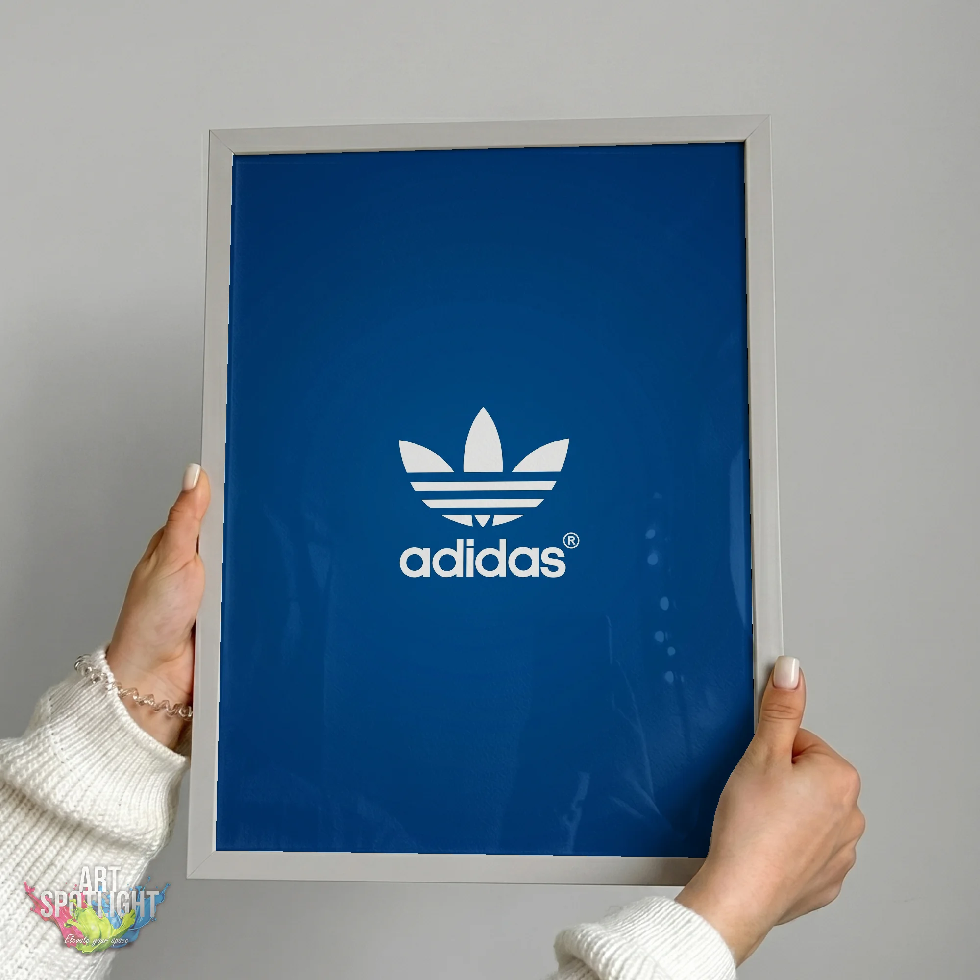 ADIDAS BLUE TREFOIL