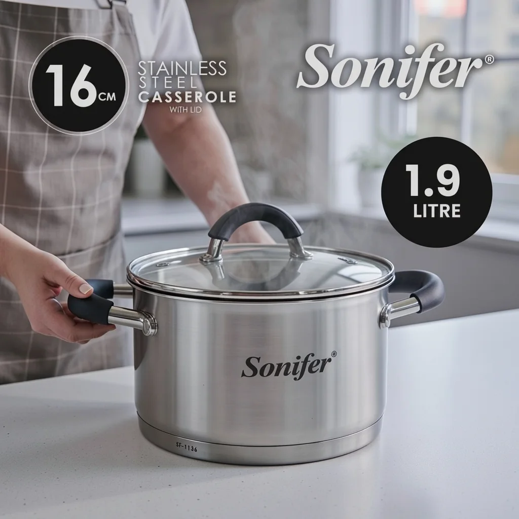 كسرونة Sonifer  بقطر 16 سم وسعة 1,9 لتر