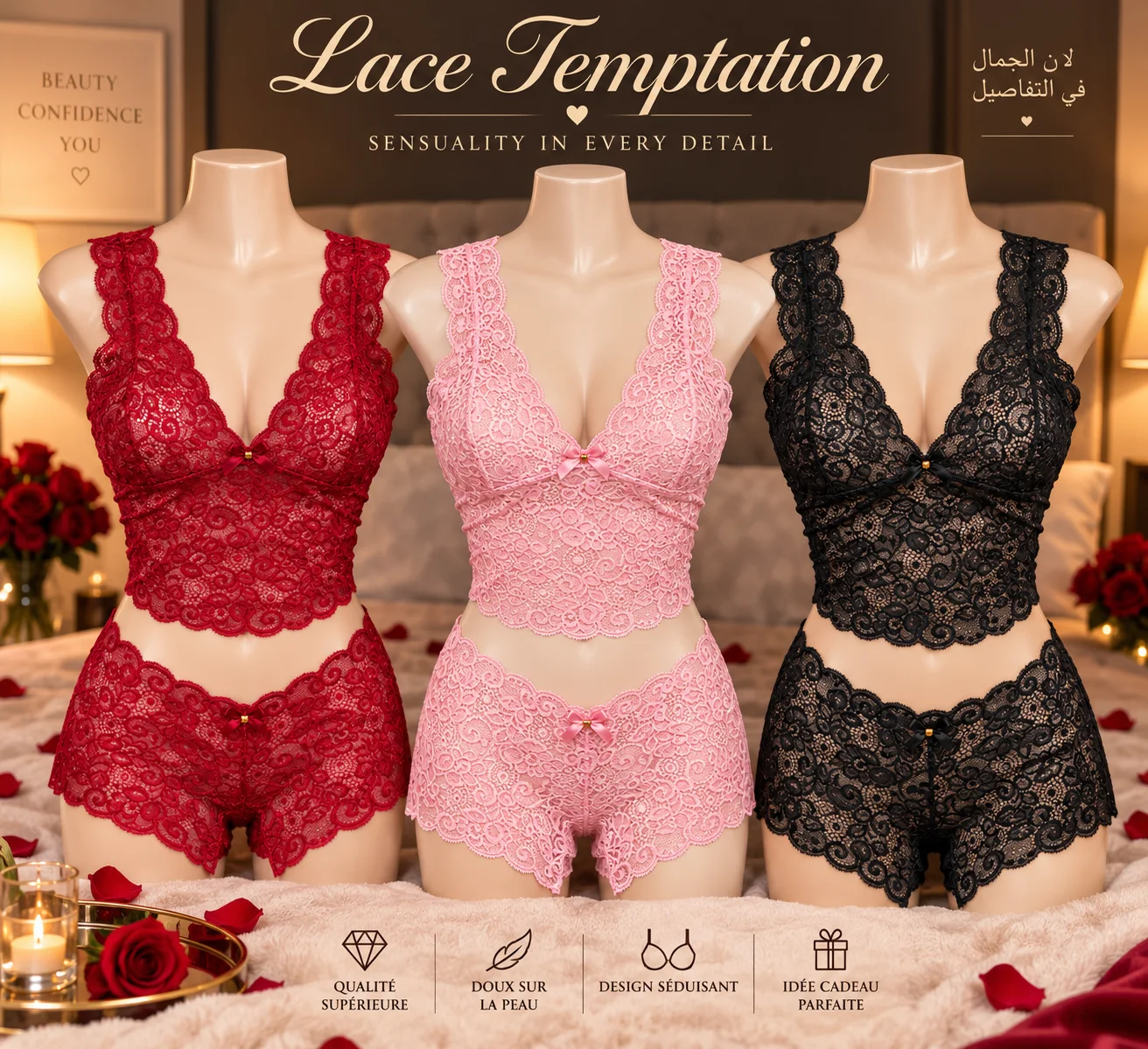 PACK LACE 6 PIECES