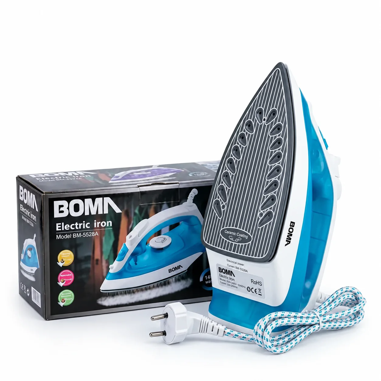 مكواة كهربائية BOMA بالبخار