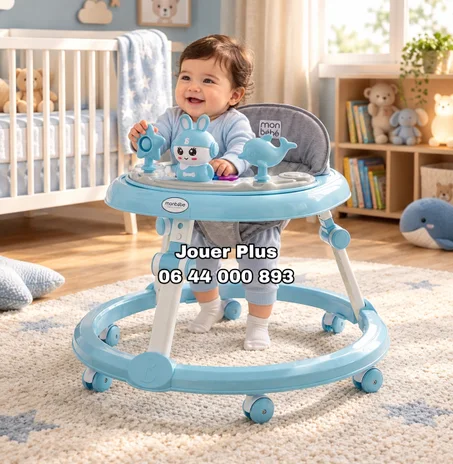 Youpala Évolutif Bébé avec Jeux & Musique - Hauteur Réglable