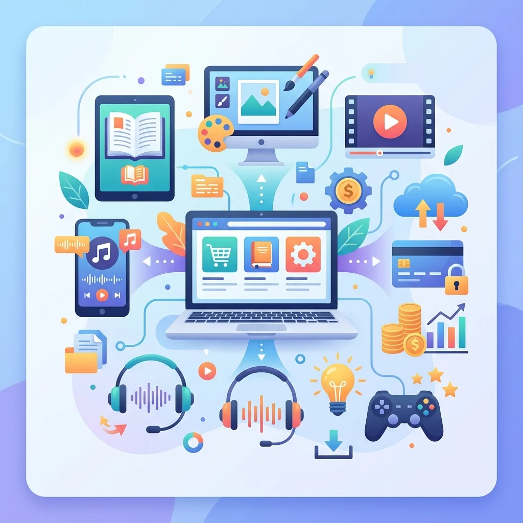 منتجات رقمية متنوعة