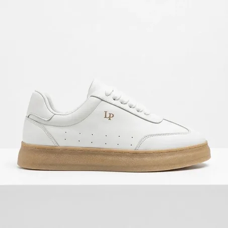 Sneakers Homme en Cuir – Semelle Miel