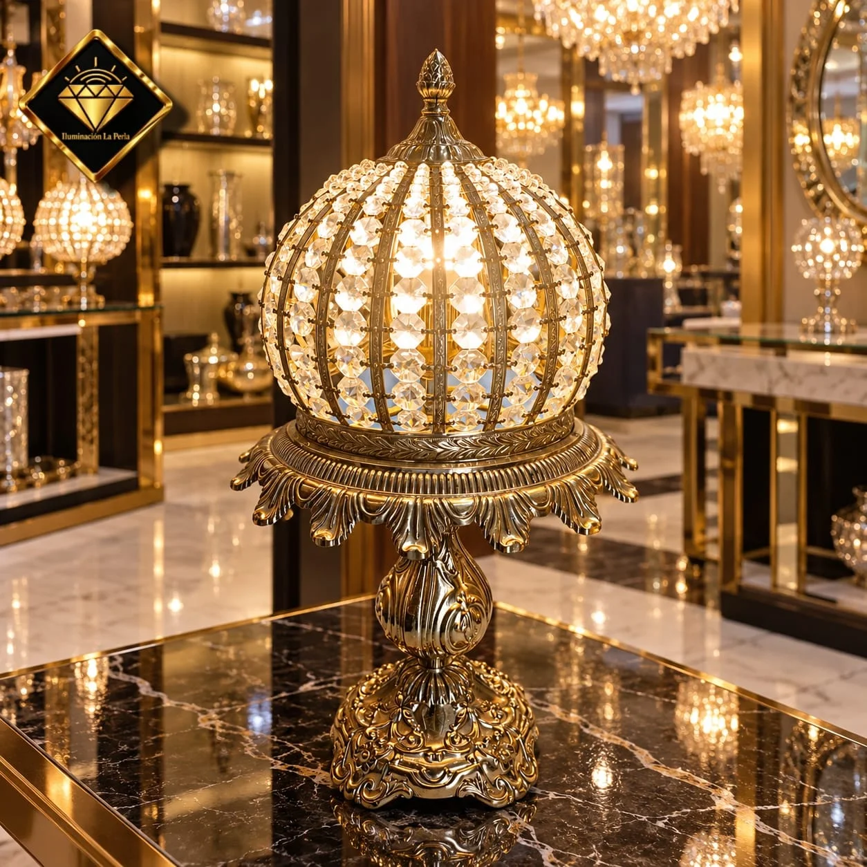 أباجورة فاخرة بمصباح واحد