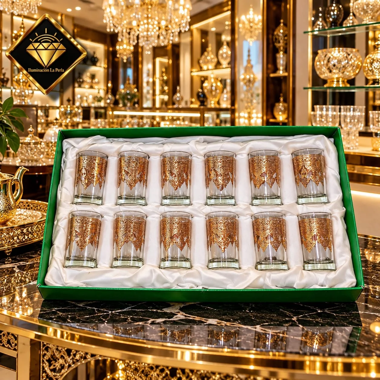 طقم كؤوس شاي