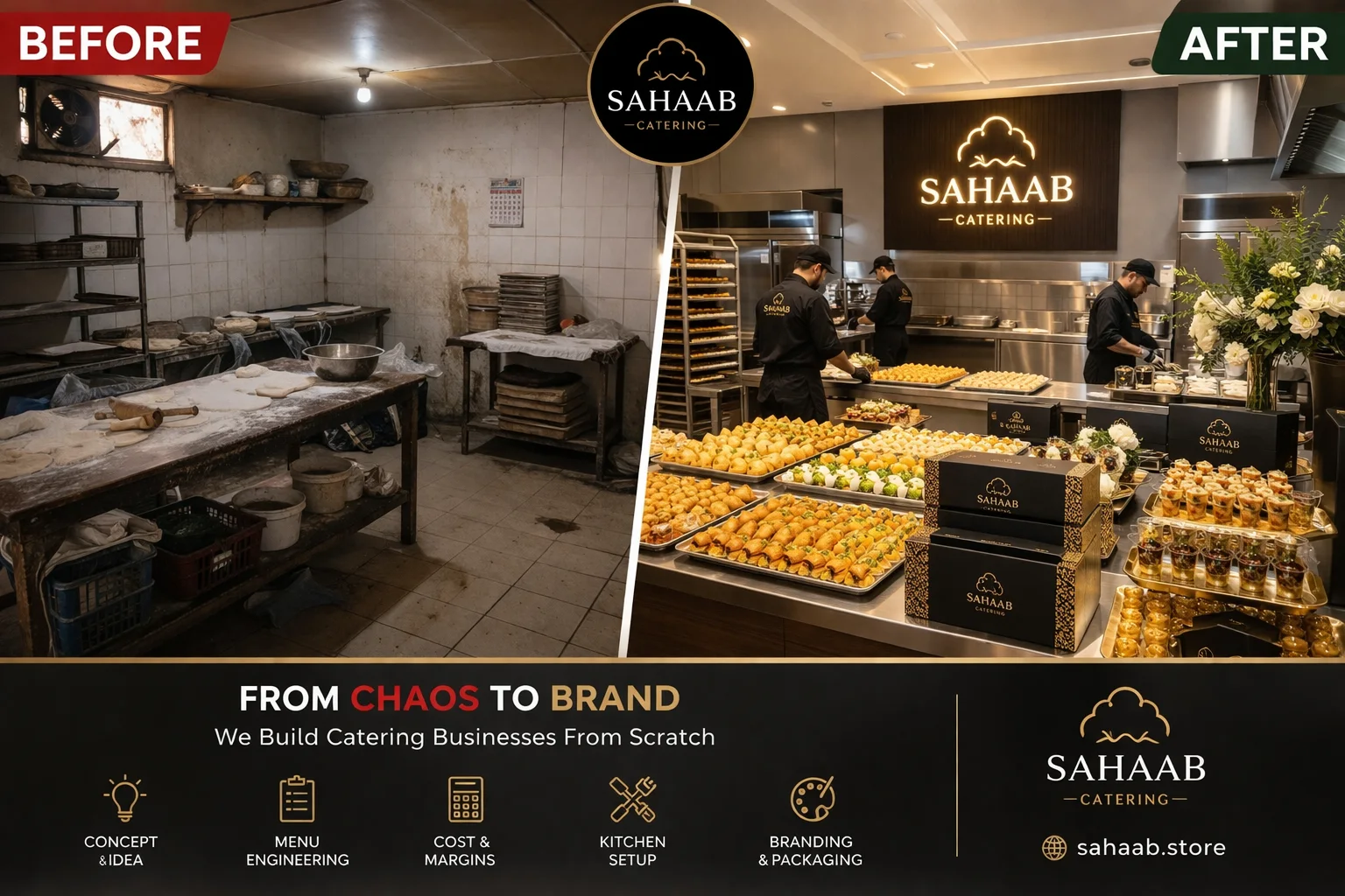 From Chaos to Premium Catering Brand