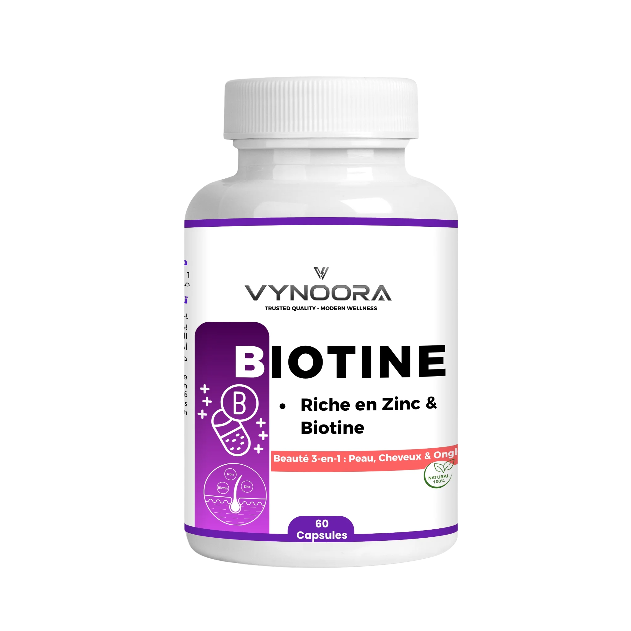 VYNOORA Biotine + Zinc