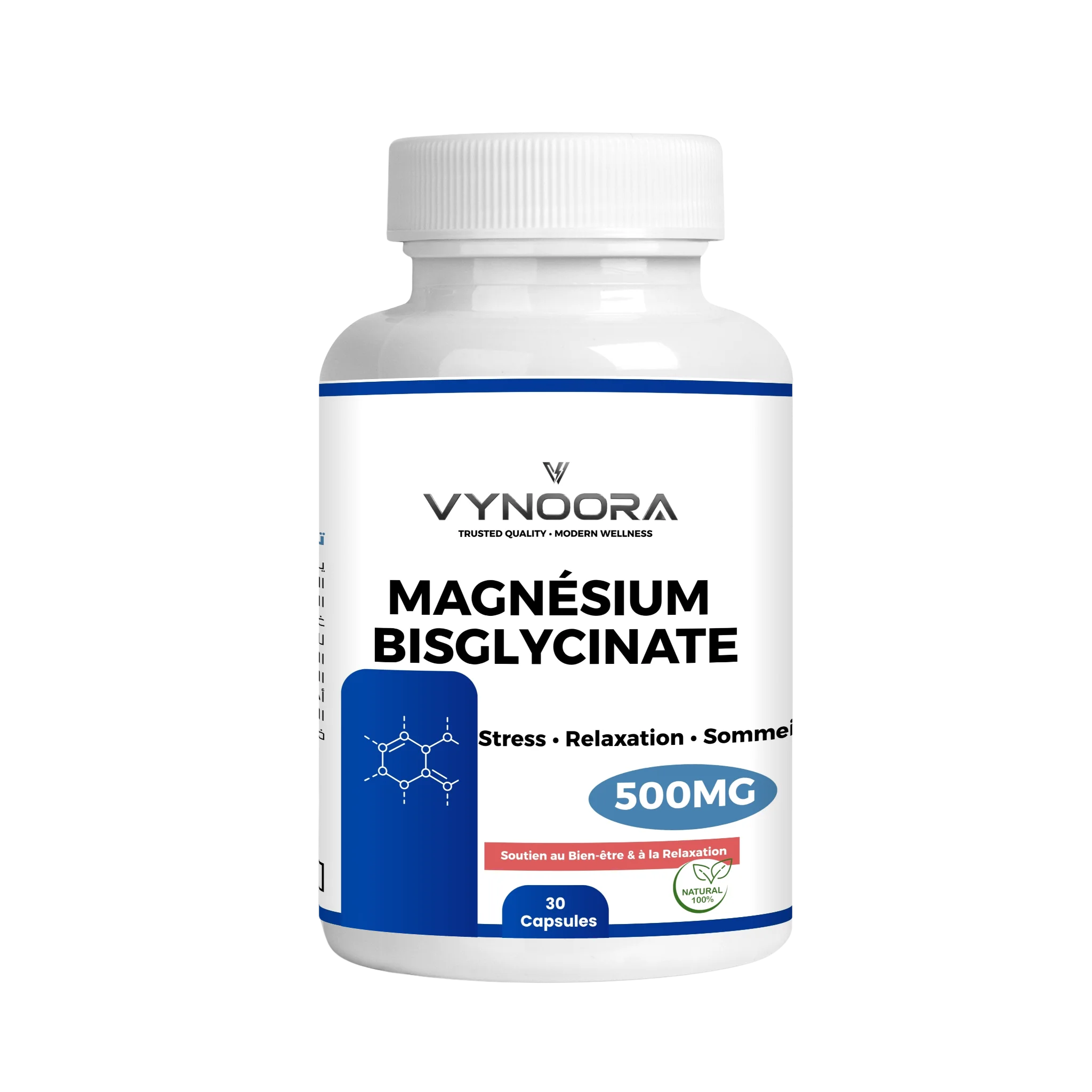 VYNOORA | Magnesium Glycinate — Relaxation & Bien-être