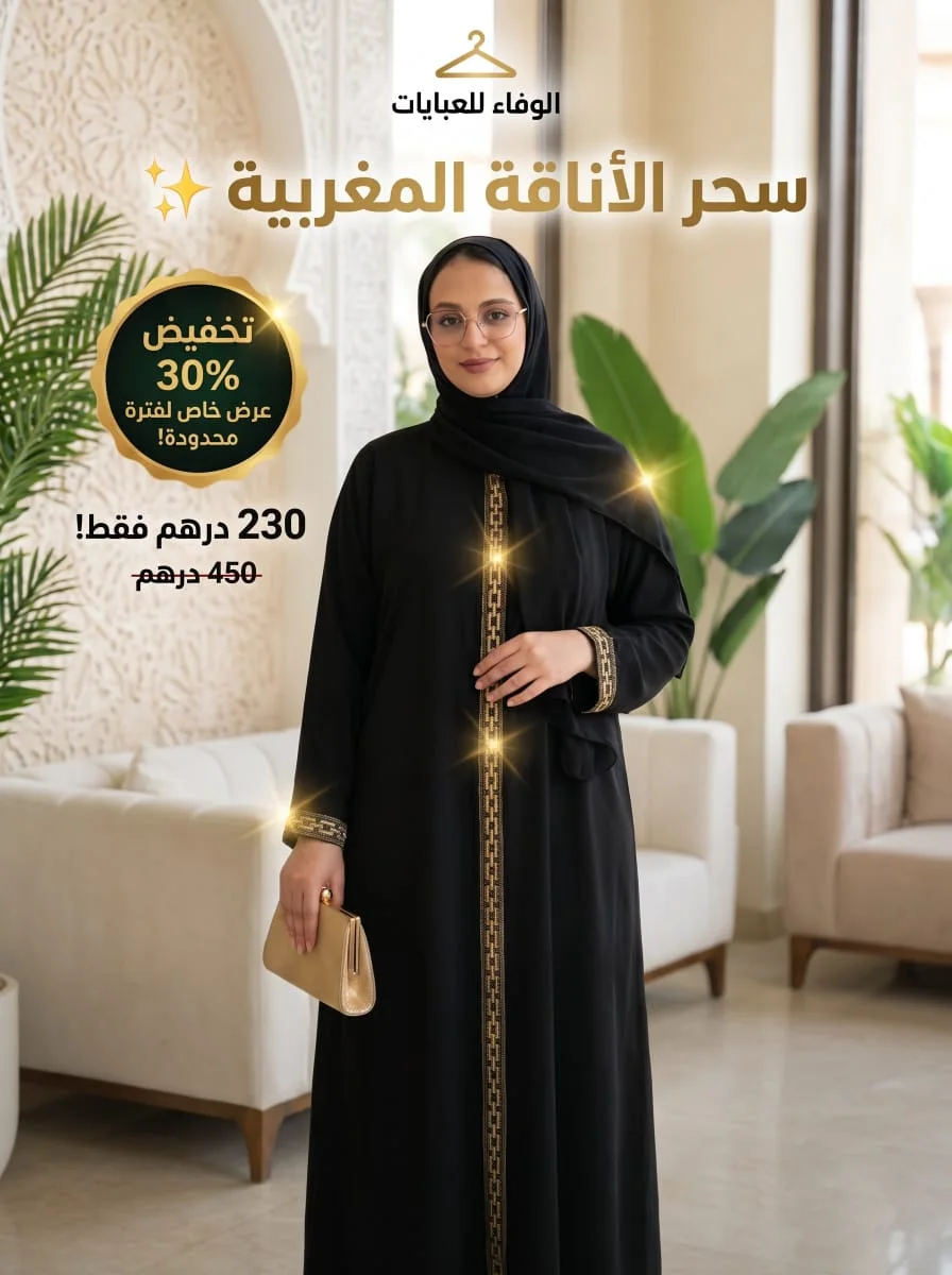 عباية سوداء 229 درهم