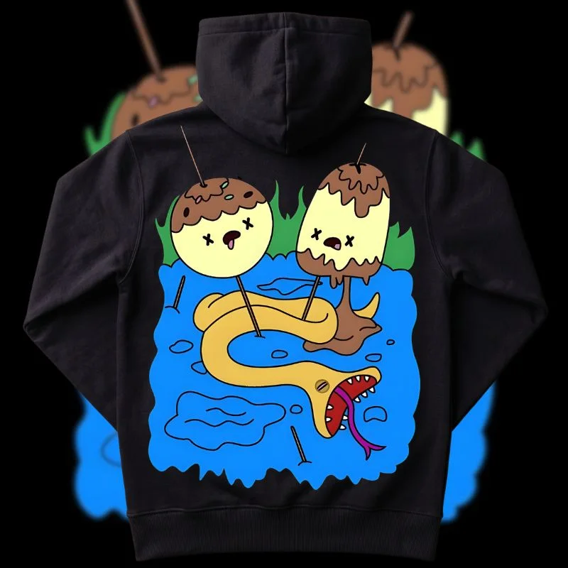 Hoodie Adventure Time Snail & Friends