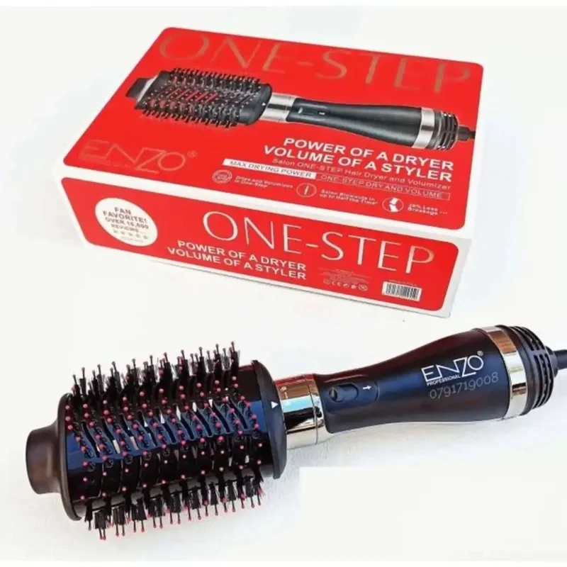 Brosse Soufflante ENZO One-Step – Lissage & Volume