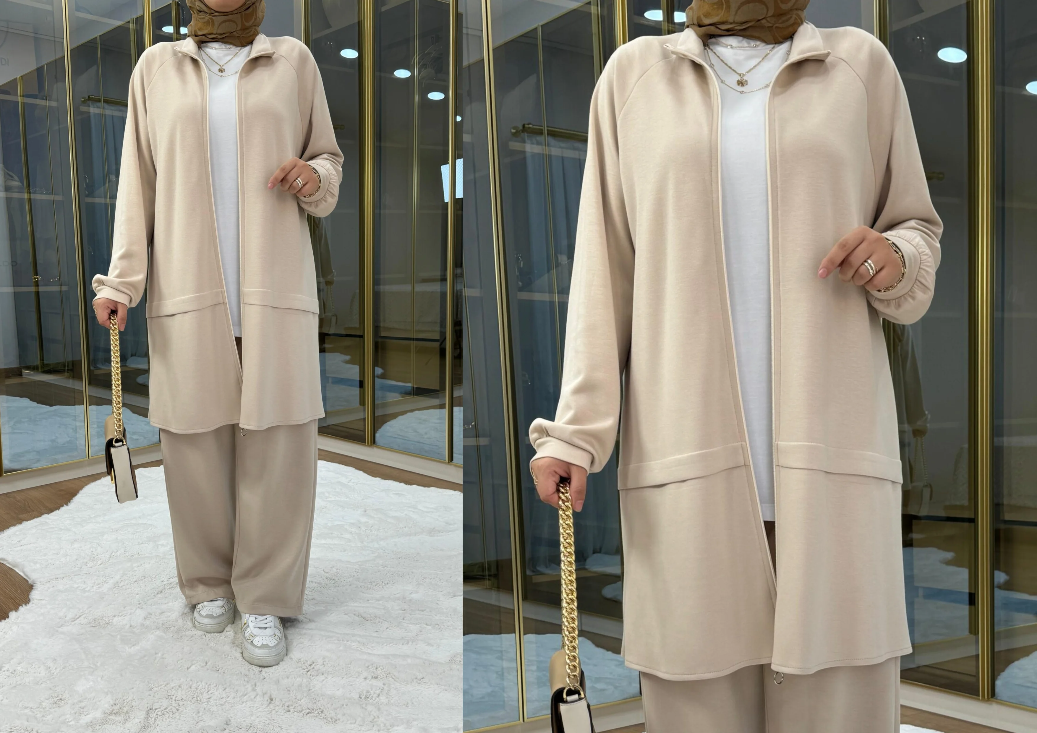 تشكيلة الخريف و الشتاء 🍂🤎 ENSEMBLE 2 PIECES 🤍✨ (قماش خريفي نوعية ممتازة )M009