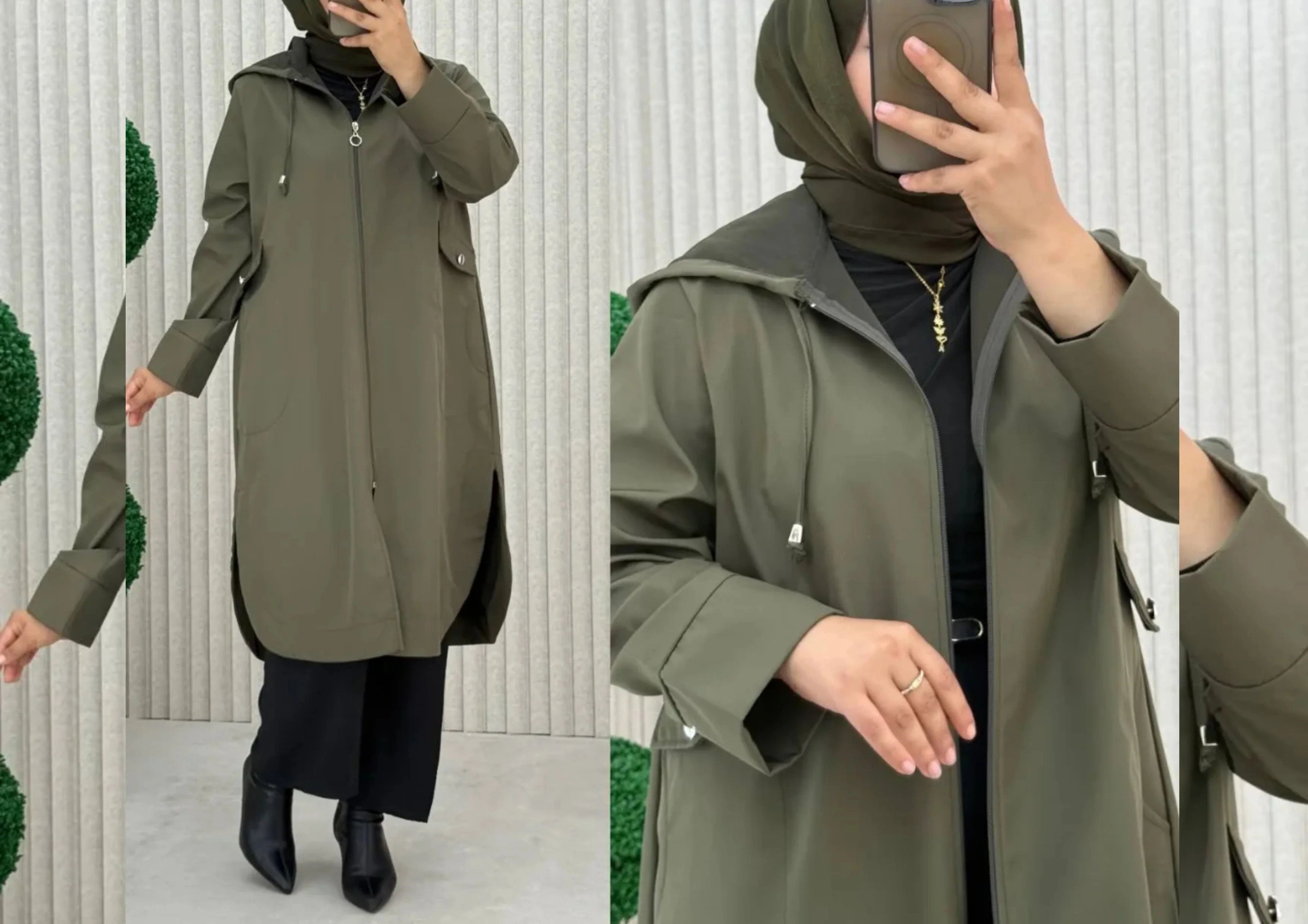 تشكيلة الخريف و الشتاء 🍂🤎Trensh coat imperméable🤍✨ (قماش خريفي نوعية ممتازة )004