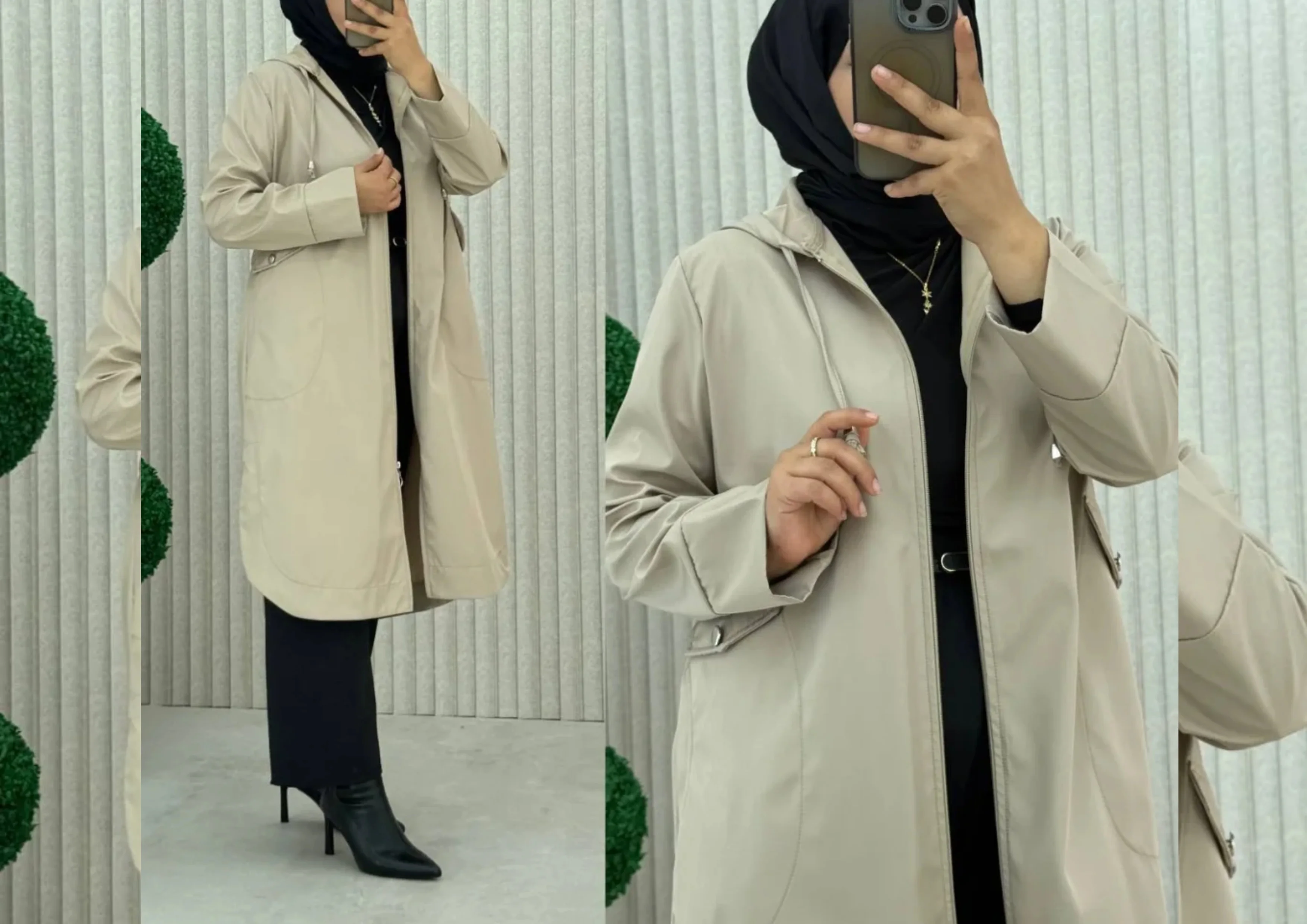 تشكيلة الخريف و الشتاء 🍂🤎Trensh coat imperméable🤍✨ (قماش خريفي نوعية ممتازة )004
