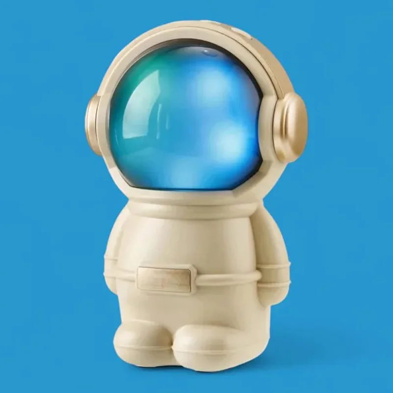 سبيكر رائد الفضاء الكيوت المحمول – صوت نقي مع إضاءة LED وخوذة مجسمة 👨‍🚀🔊