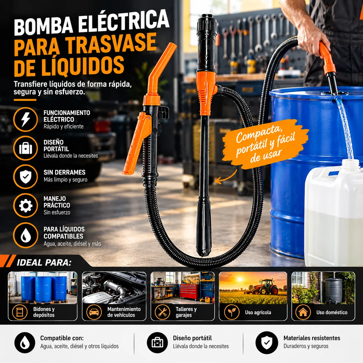 Bomba Eléctrica Portátil