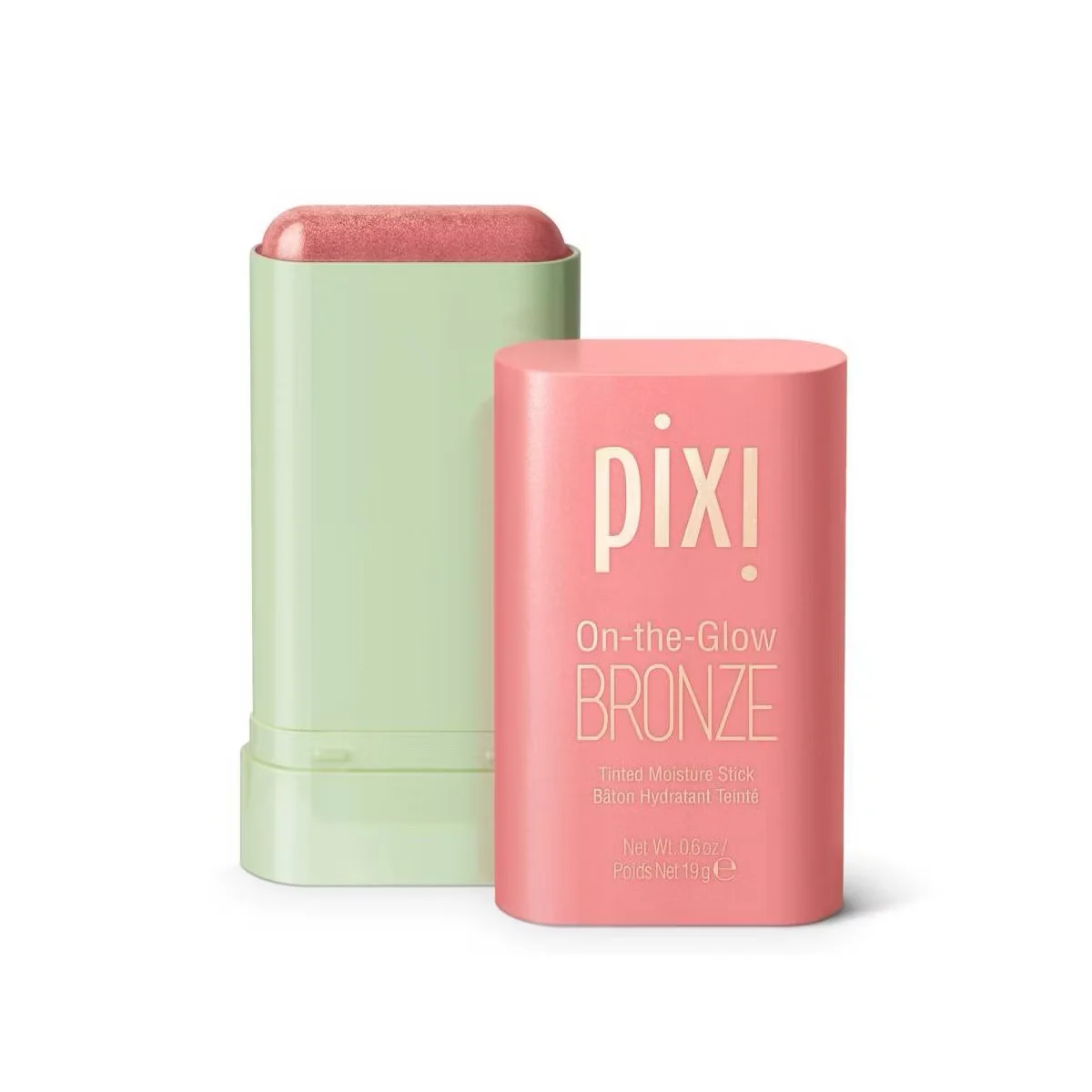Pixi On The Glow Bronze Tinted Moisturizer Stick Bronzer - Warm Glow - 0.6oz