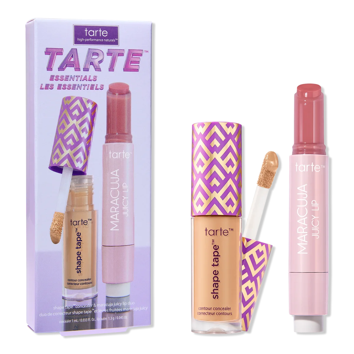 Tarte Essentials Shape Tape & Maracuja Juicy Lip Duo
