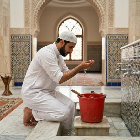 دلو الوضوء