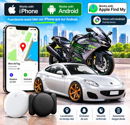 Traceur GPS pour Android et Iphone