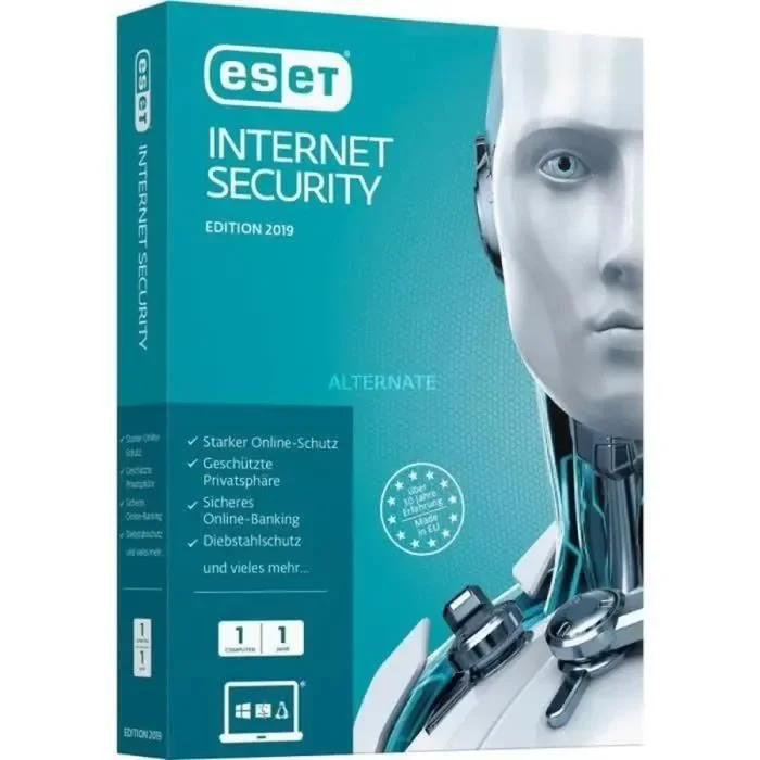 ESET internet security- Dernière vertion - (1 Poste - 2 An) | Livraison Rapide