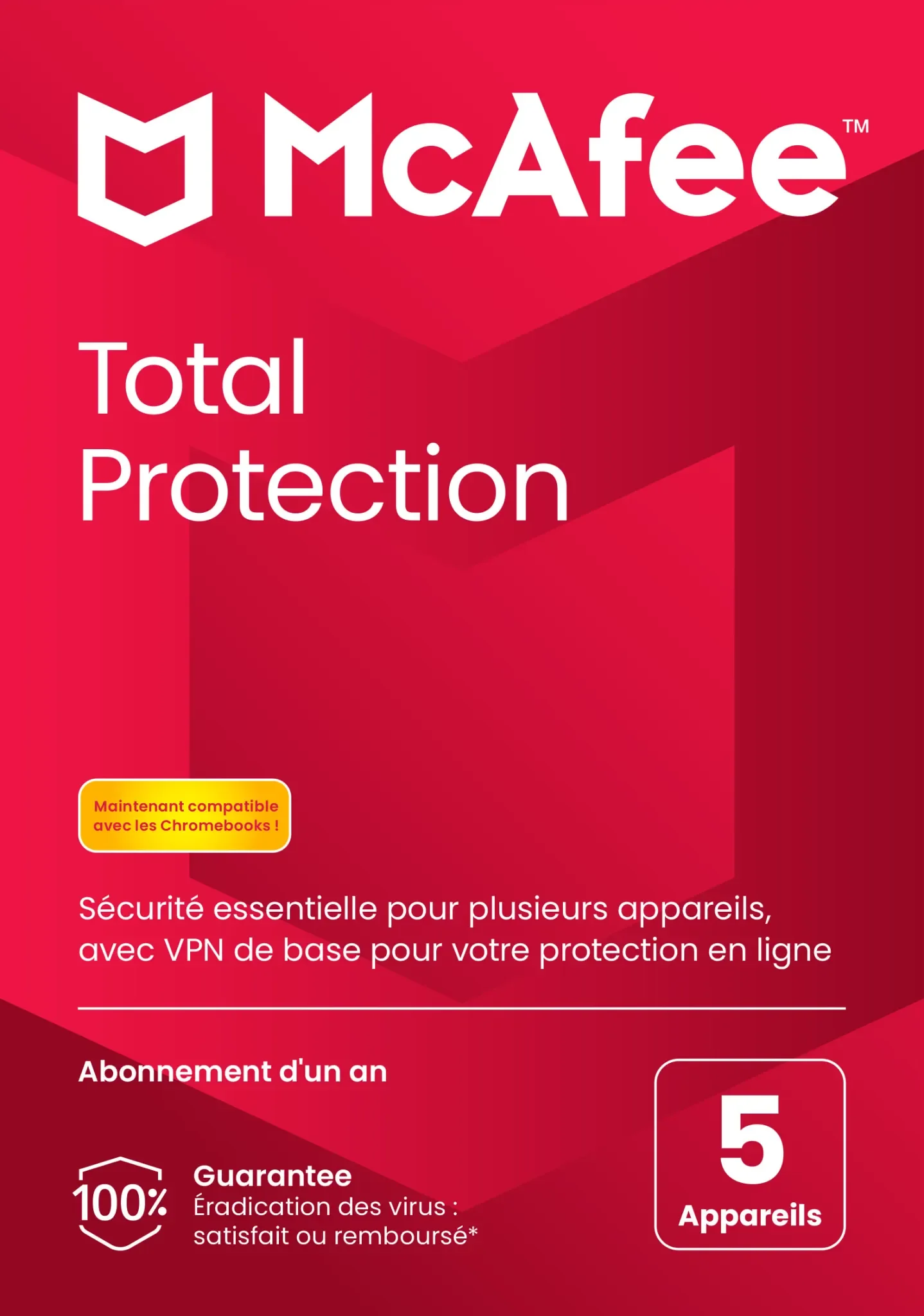 Antivirus - McAfee Total Protection 2026 - (3 Appareils - 1 An)