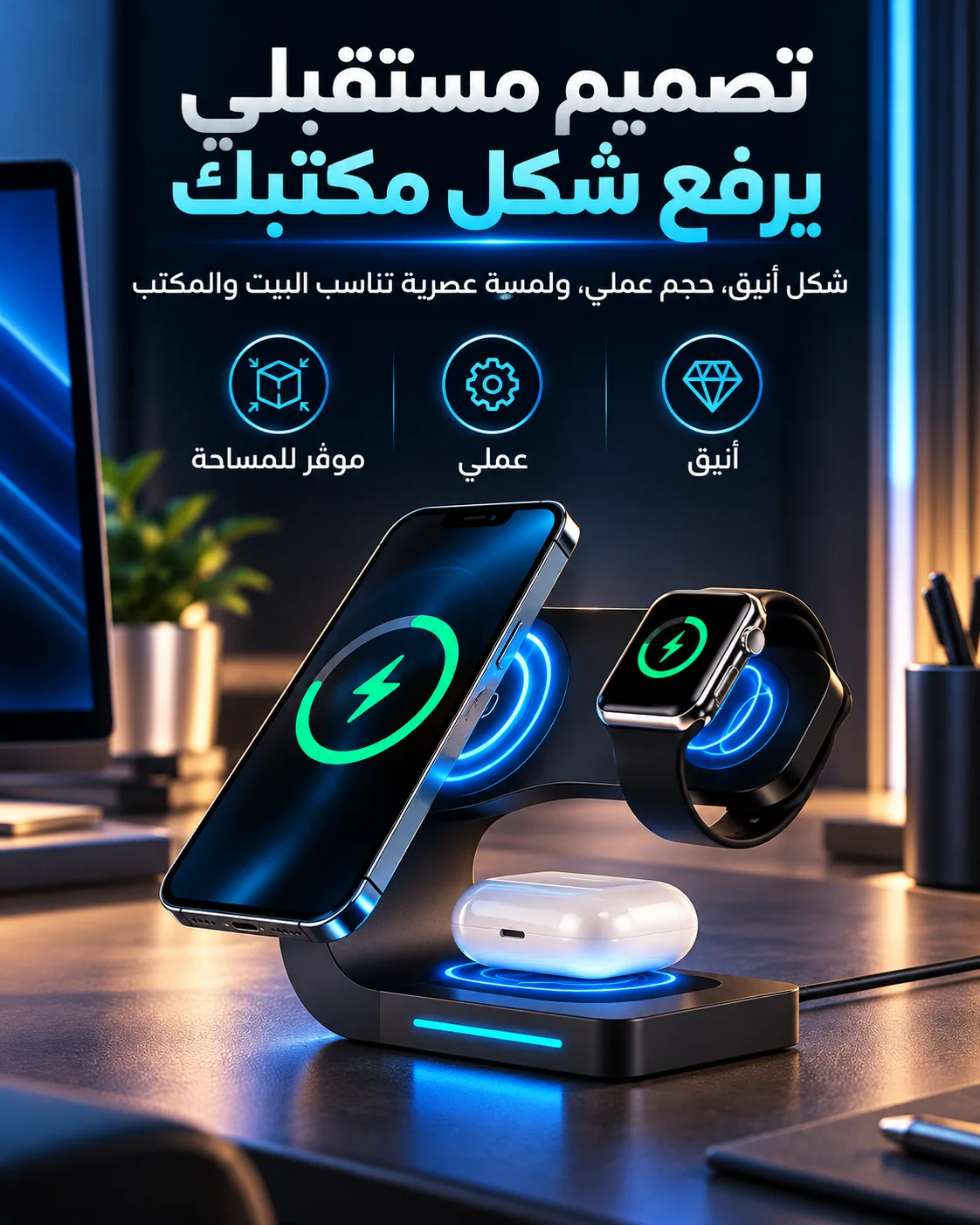 تصميم محطة الشحن الأنيق