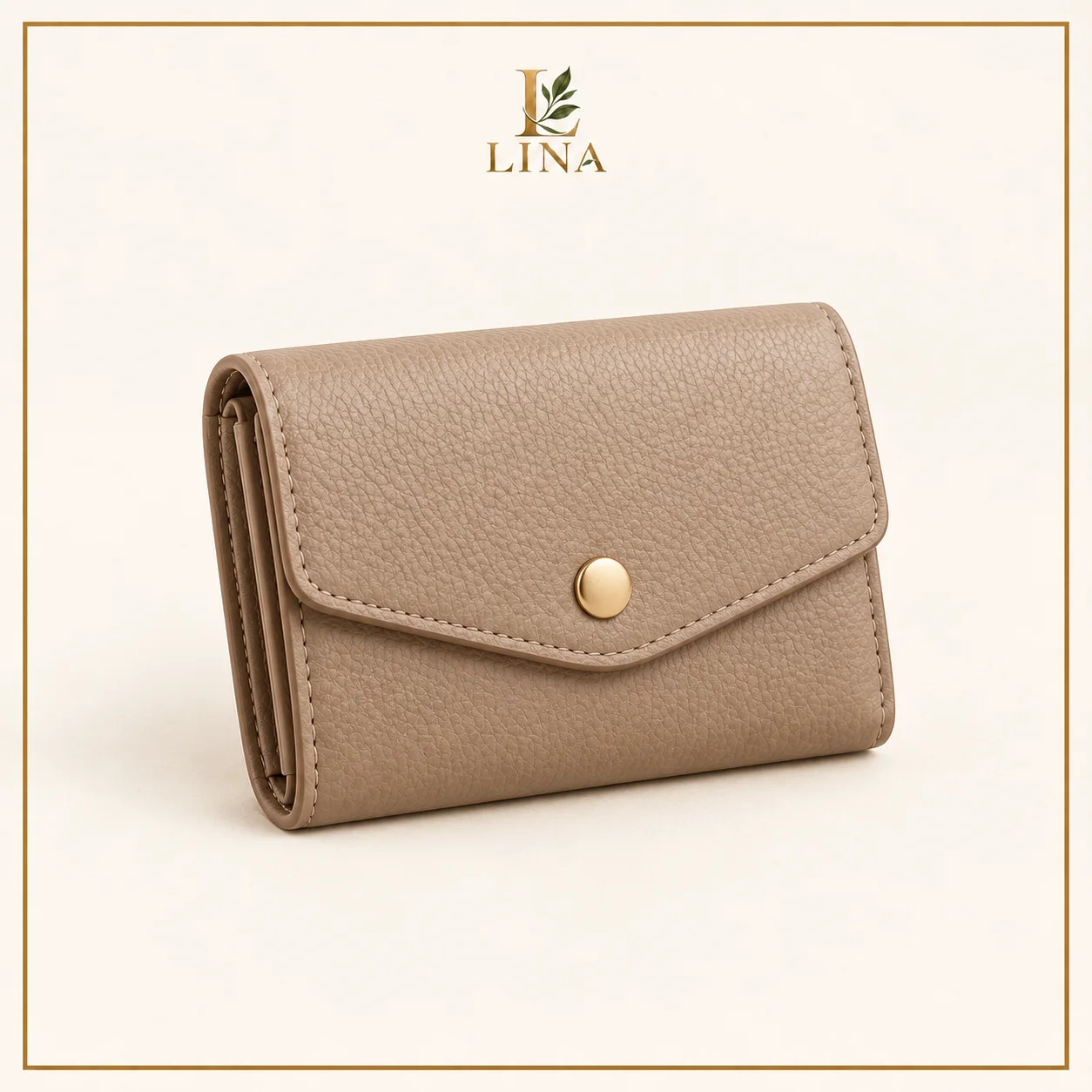 Portefeuille Léa — Beige