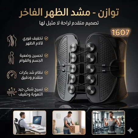 حزام تراند 2026 وصل**🔥 تعاني من آلام الظهر والتعب مع الجلوس أو الحركة؟*